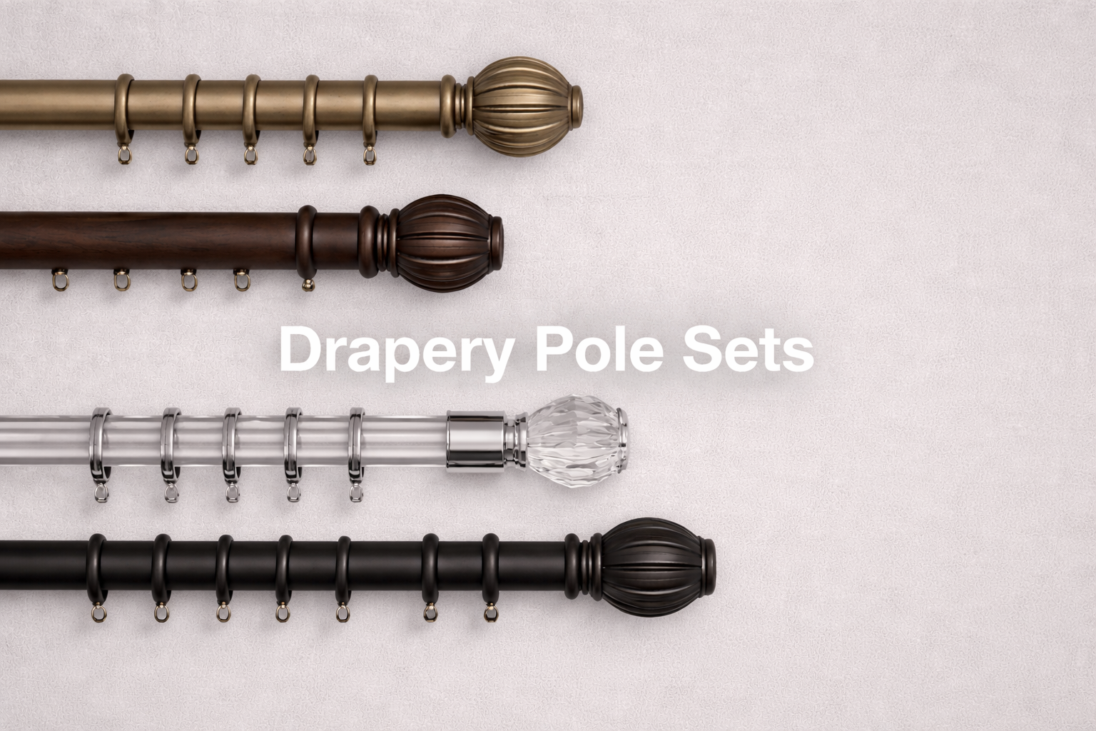 Drapery Pole Sets