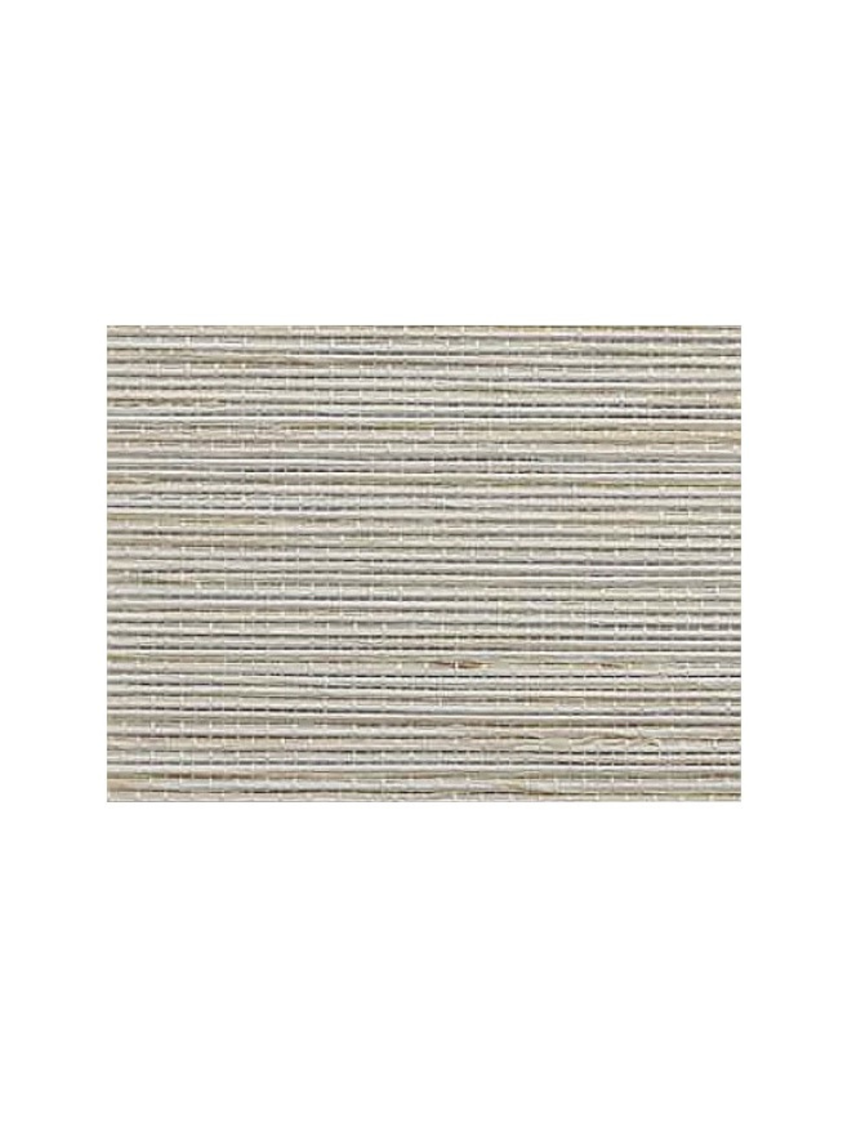Detailed weave of custom Roman shades made from natural ramie and flax fibers