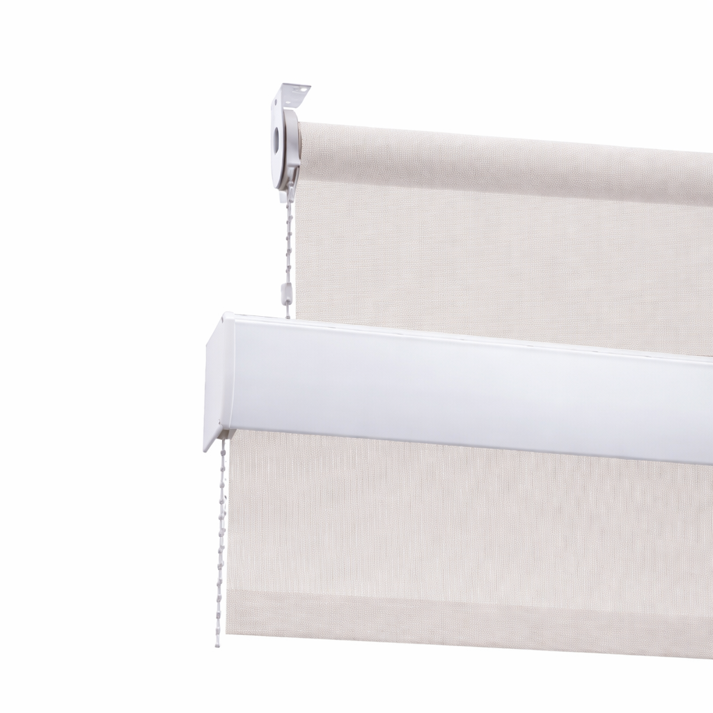 Forest Apollo Cordloop Blackout Window Shade with Flame Retardant Fabric for Commercial Applications