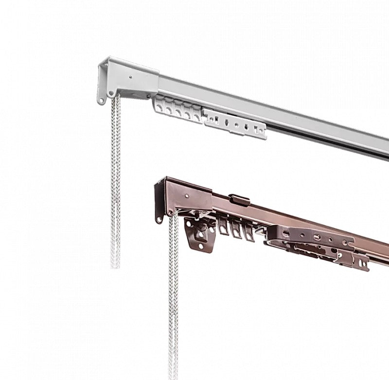 Forest CCS corded curtain track system for commercial and contract drapery