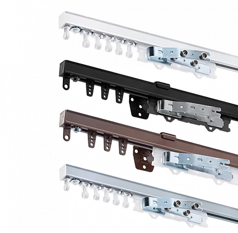 Forest CS curtain track system by Forest Drapery Hardware for ripplefold and pinch pleat drapery