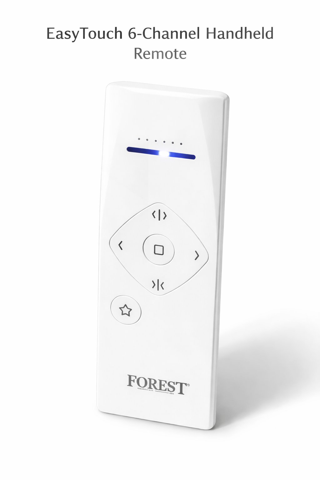 Forest Cordoba 2 Inch Motorized Curtain Rod System with Powder Coated Aluminum Rail and Remote Control