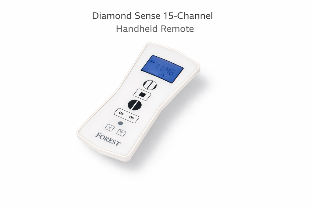 Forest Cordoba Motorized Drapery Rod with Wood Fascia for Modern and Traditional Window Treatments