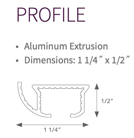 Forest DS designer aluminum curtain track for wall or ceiling mounted drapery