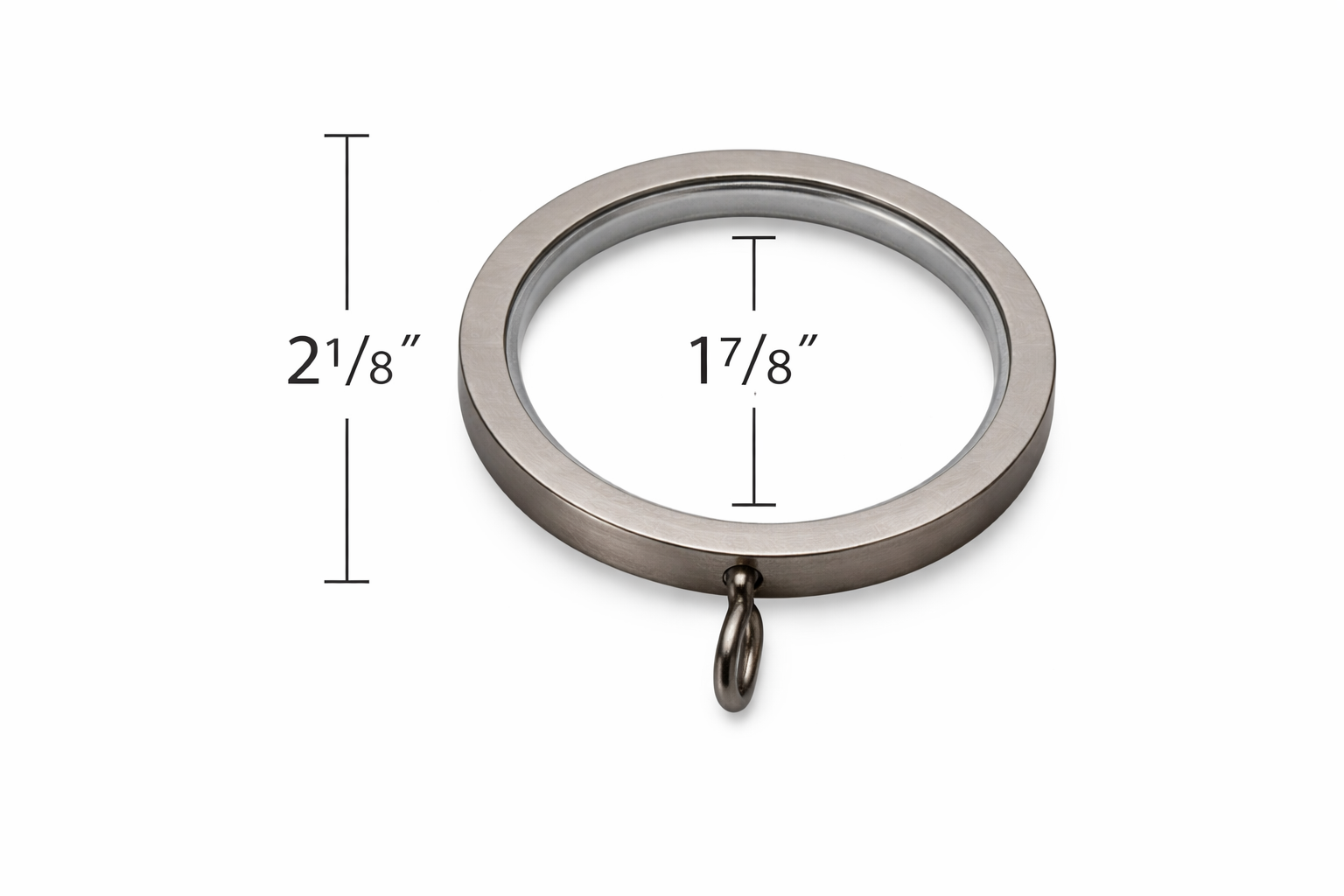 Forest Deventer Deco Pole Decorative Curtain Rod with Plastic Liner for Quiet Drapery Movement
