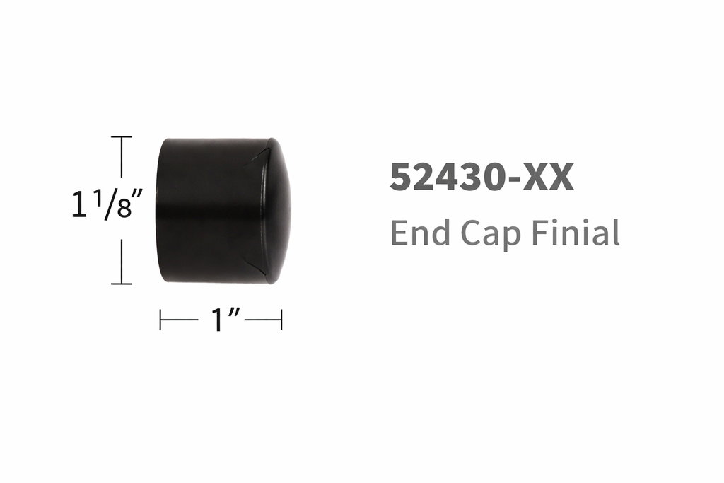 Forest Tavira Outdoor Drapery Rail Baton Draw Curtain Track with Powder Coated Finish for Exterior Use