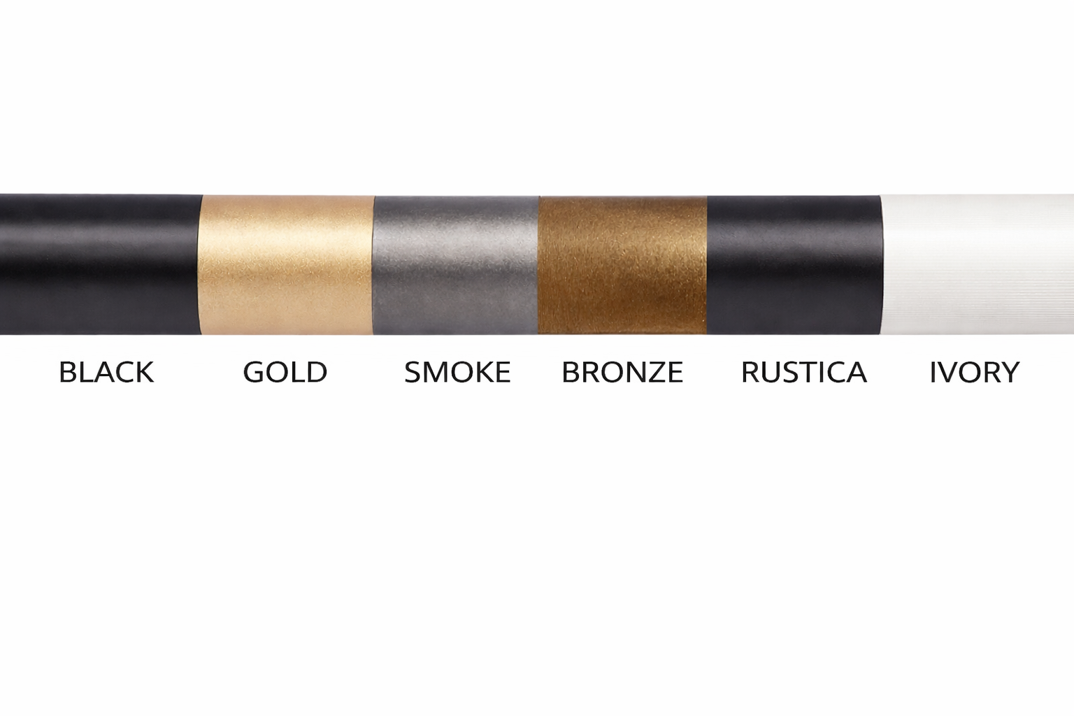 Forged steel Magnolia drapery rings designed for French return curtain rod hardware