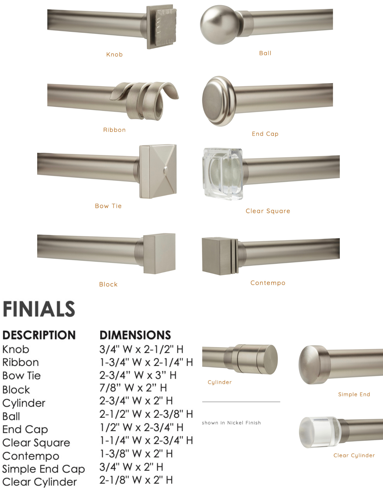 Magnolia Forged Steel Curtain Rod Pole Set 1 1/2 Inch Decorative Drapery Hardware
